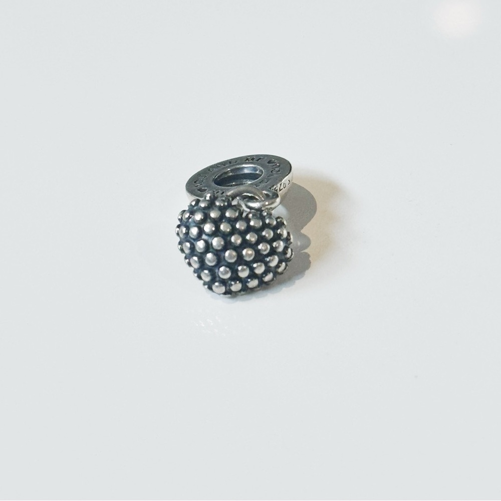 Pandora Piece of My Heart Mother Sterling Silver / Red Charm - Picture 5 of 6
